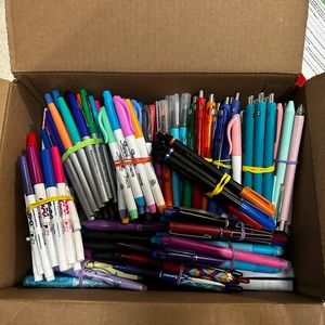 Box of Office/School Supplies